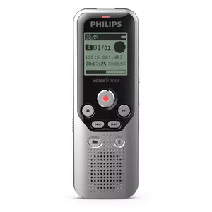 Philips DVT1250 диктофон Внутренняя память и флэшкарта Черный, Серый