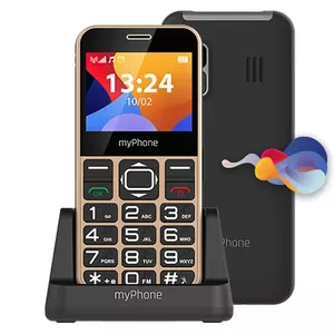 myPhone Halo 3 5,87 cm (2.31") 86 g Черный, Золото Телефон для пожилых людей
