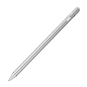Riff Активный Супер-точный NIB Стилус ручка Заряжаемая с высокой чувствительностю 1.4mm Android / iOS Серебристый