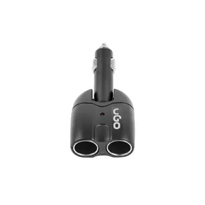 uGo URS-1019 mobile device charger Universal Black Cigar lighter Auto