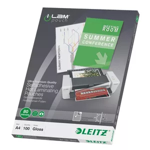 Leitz 33872 ламинирующий карман 100 шт
