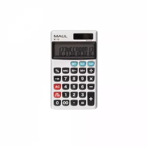 MAUL M112 kalkulators Kabata Displeja kalkulators Sudrabs
