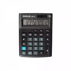 MAUL MC 12 kalkulators Kabata Displeja kalkulators Melns