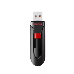 SanDisk Cruzer Glide USB zibatmiņa 32 GB USB Type-A 2.0 Melns, Sarkans