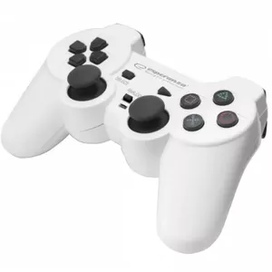 Esperanza EGG107W spēļu kontrolierīce Melns, Balts USB 2.0 Spēļu paliktnis Analogā / digitālā PC (dators), Playstation 3
