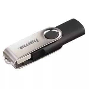Hama 16GB USB 2.0 USB флеш накопитель USB тип-A Черный, Серебристый