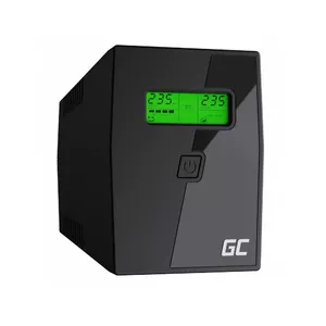 Green Cell UPS02 источник бесперебойного питания Интерактивная 0,8 kVA 480 W 2 розетка(и)