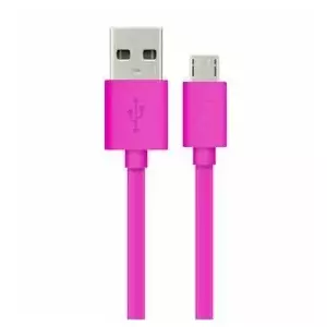 Energizer Hightech Ultra Flat Micro-USB kabelis 1,2 m rozā (C21UBMCGPK4)